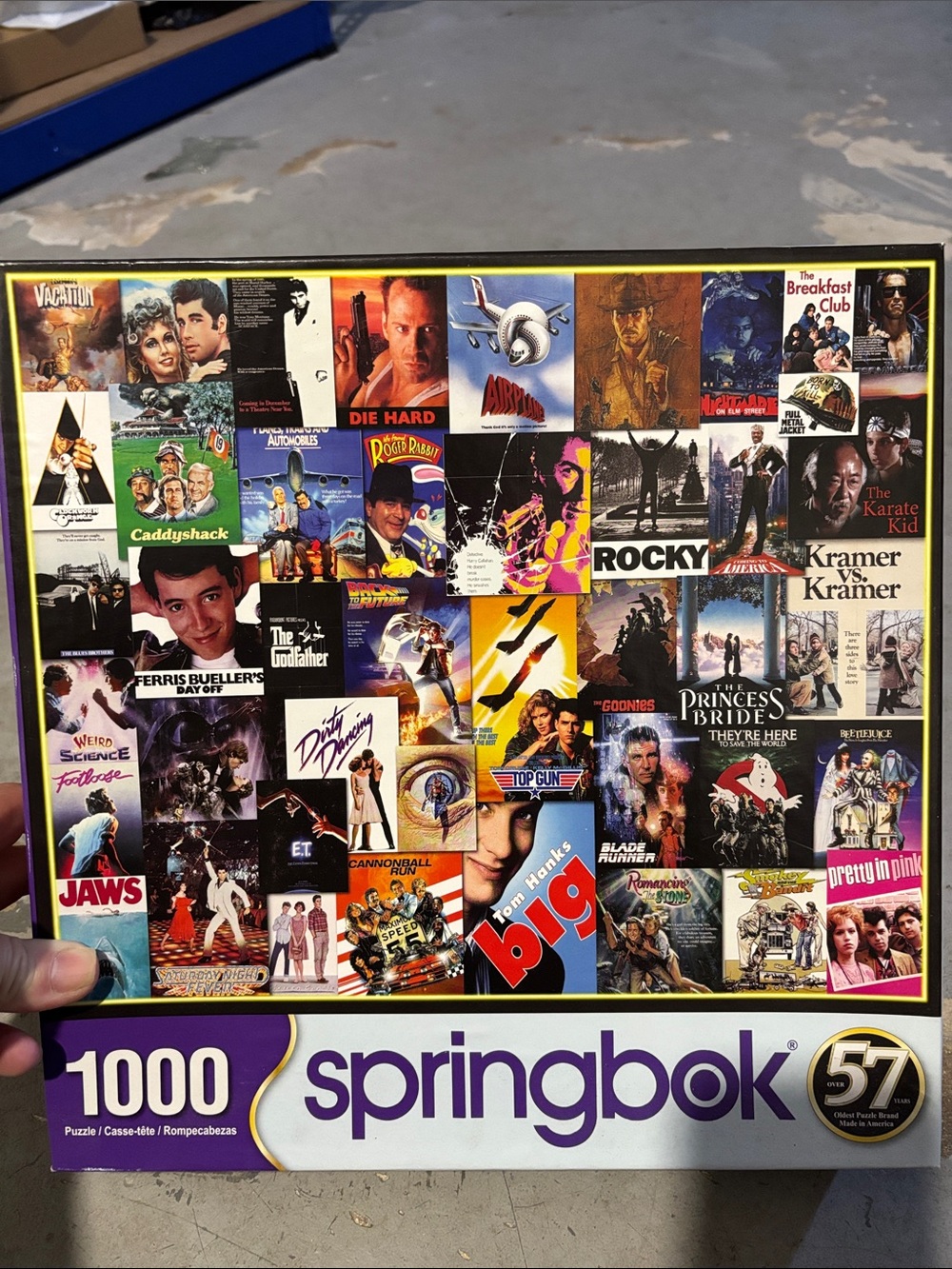 🔥BUNDLESALE Springbok 1000-Piece Movie Poster Collage Jigsaw Puzzle